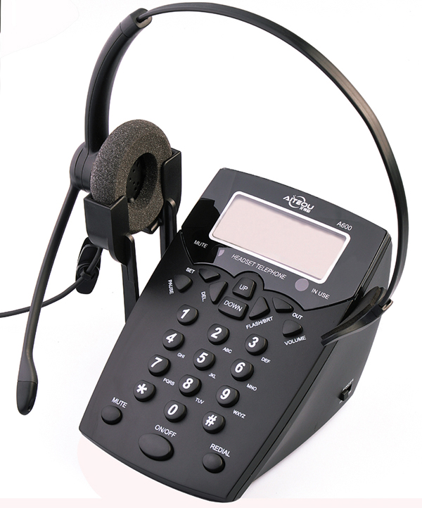 艾特歐A600撥號器+HD510超防噪音耳麥 艾特歐A600撥號器+HD510超防噪音耳麥