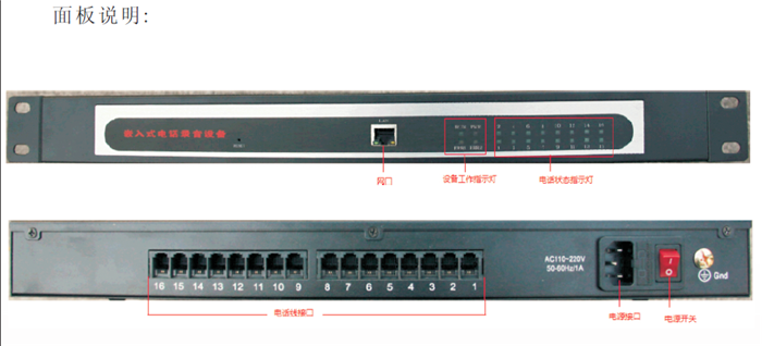 嵌入式電話錄音系統(tǒng) 16路電話錄音儀HT-8116 嵌入式電話錄音系統(tǒng) 16路電話錄音儀HT-8116