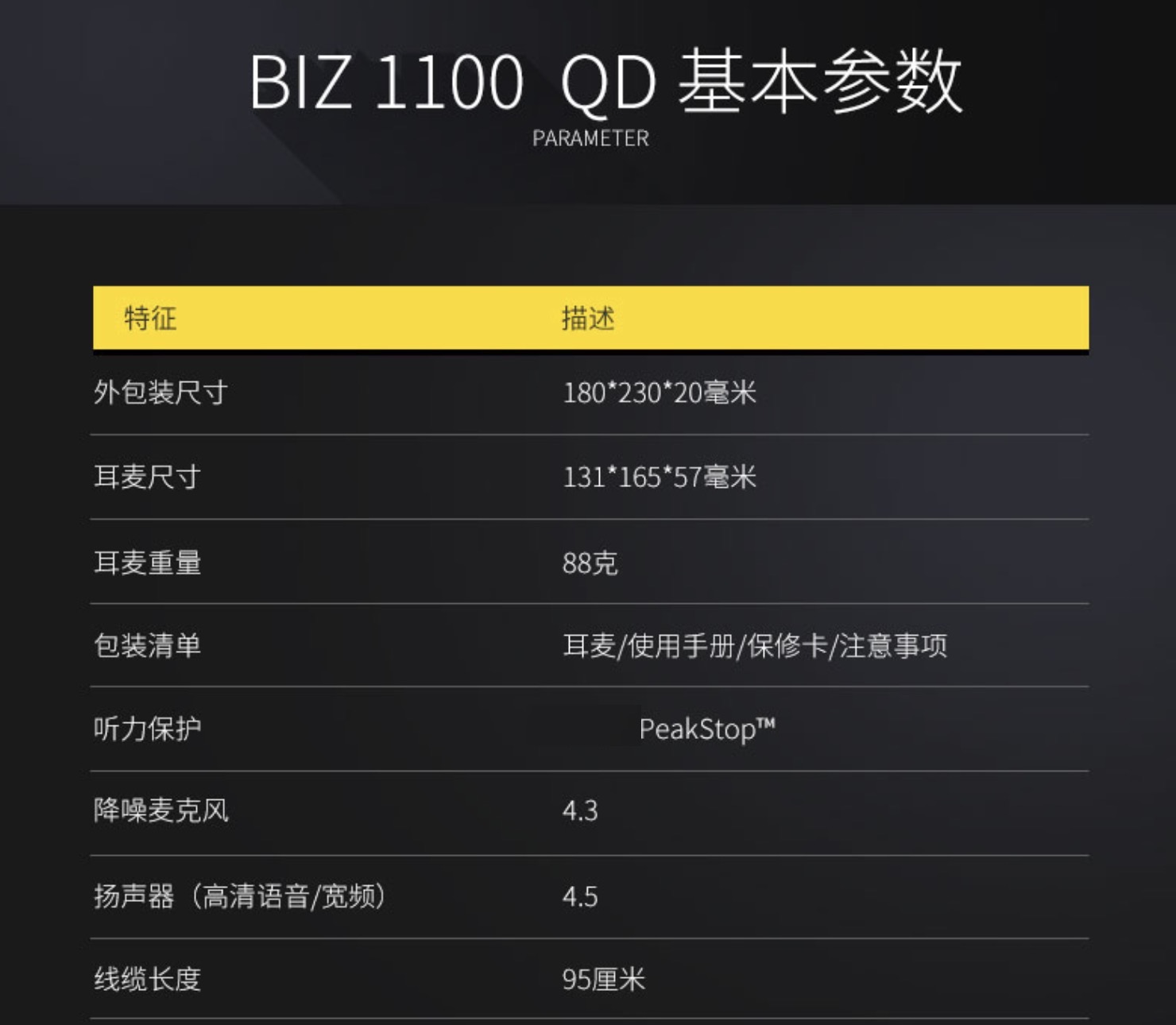  價格合理、專業(yè)的有線耳機，適用于密集的以呼叫為中心的環(huán)境，降噪耳麥，QD接口，單耳型。 * 舒適的大耳盤設計，全天候佩戴。 * 專業(yè)的寬頻音質和噪音消除技術，以減少背景噪音。 * 大功率的聲音呼叫，適用于在嘈雜的呼叫中心環(huán)境。 * PeakStop?技術，隨時保護您的聽力健康 。